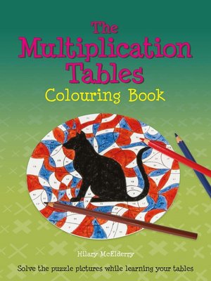cover image of The Multiplication Tables Colouring Book
